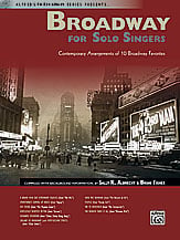 Broadway for Solo Singers Vocal Solo & Collections sheet music cover